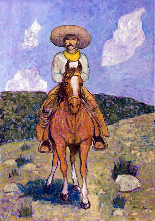 Good Day to Ride Santiago Perez - Paintings of the West