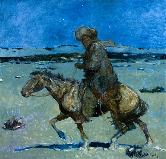 Navajo Pony Santiago Perez - Paintings of the West